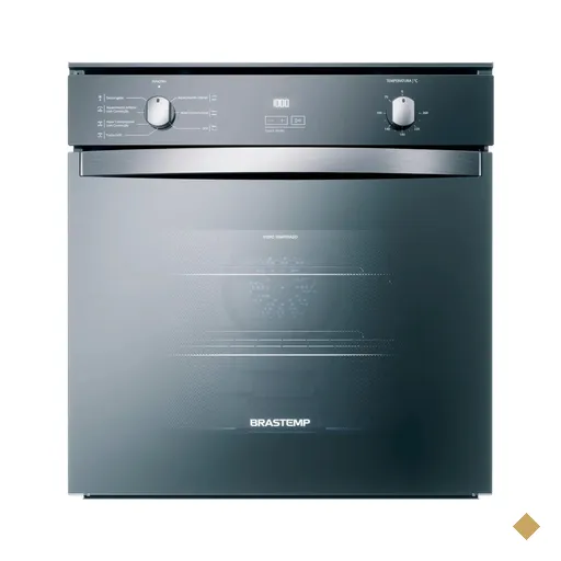 Forno Elétrico de Embutir Brastemp 84 Litros Inox BOC84ARBNA