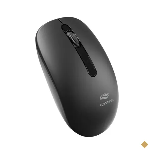 Mouse Sem Fio C3Tech M-W15BK Wireless Preto