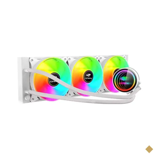 WaterCooler C3Tech Gaming White FC-W360WHRGB RGB 360mm Intel/AMD