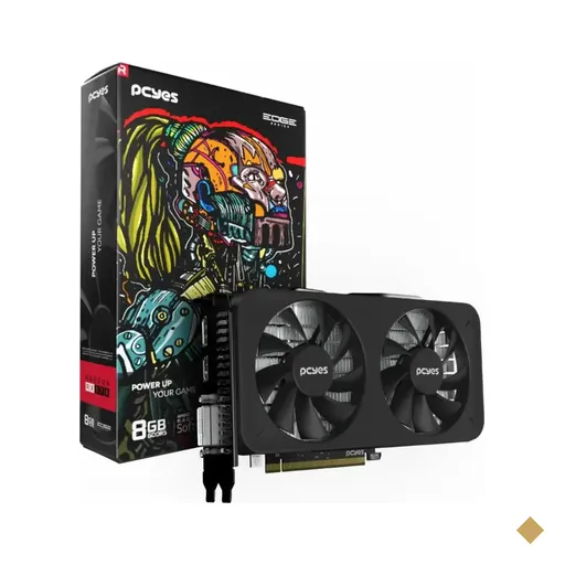 Placa de Vídeo PCYes Radeon RX 570 Edge 8GB GDDR5 256-bit PCI Express 3.0