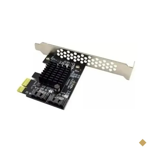 Placa Extensora 2 portas SATA Low Profile PCI-e