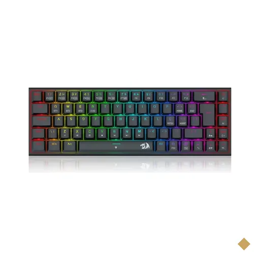 Teclado Mecânico Gamer Redragon Ryze Pro Wireless, Bluetooth, Switch Brown 60%…