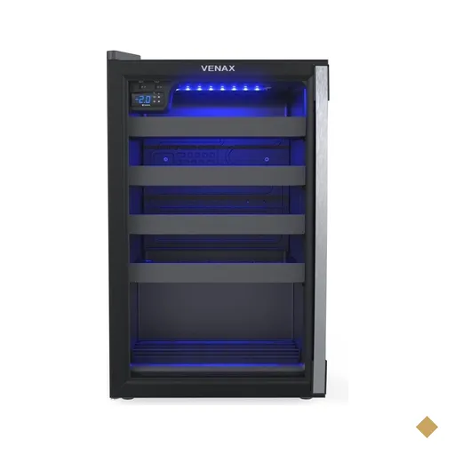 Champanheira Venax 24 Garrafas Preto Porta Invertida