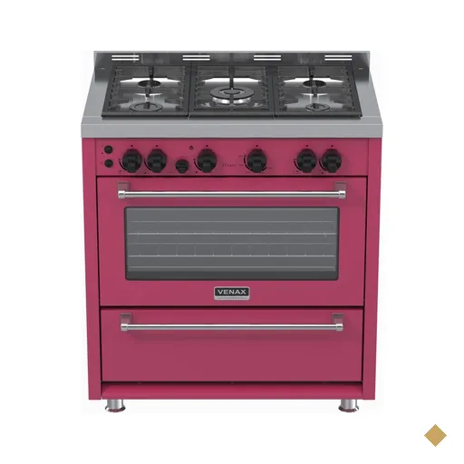 Fogao a Gas 5 Bocas Venax Temis Pink