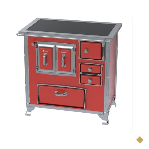 Fogao a Lenha Venax GII n 1 Sec XVIII Premium Vermelho Gab SE