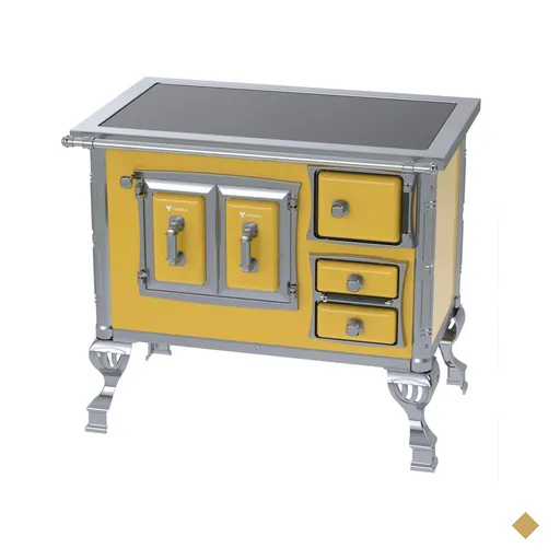 Fogao a Lenha Venax GII n 1 Sec XVIII Premium Amarelo SE