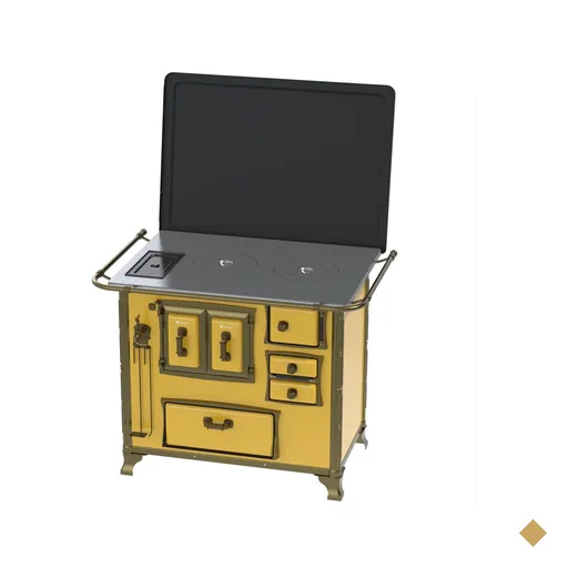 Fogao a Lenha Venax GII n 2 Renaissance Amarelo Cald SE