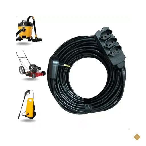 Extensão Eletrica 25 Metros Reforçada Profissional 10/20a