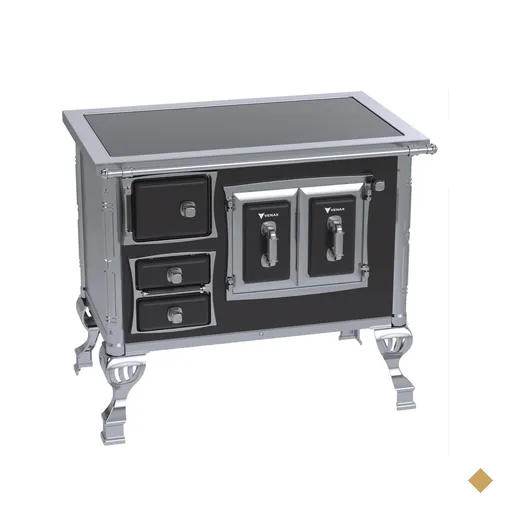 Fogao a Lenha Venax GII n 1 Sec XVIII Premium Preto SD