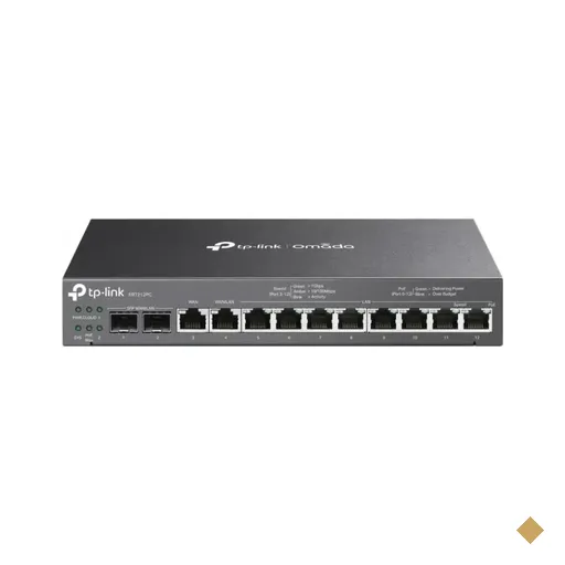 Roteador VPN TP-Link ER7212PC - 6 Portas Gigabit, 4 PoE+ (54W), Controlador…