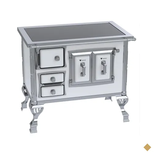 Fogao a Lenha Venax GII n 1 Sec XVIII Premium Branco SD