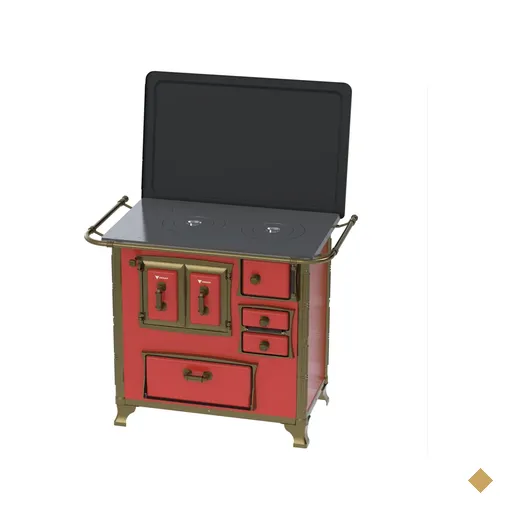 Fogao a Lenha Venax GII n 1 Renaissance Vermelho SE
