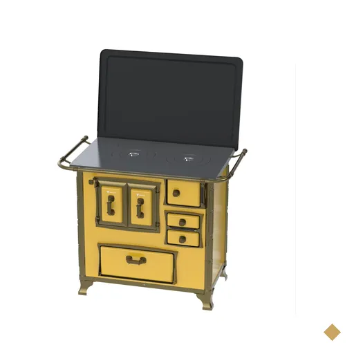 Fogao a Lenha Venax GII n 1 Renaissance Amarelo SE