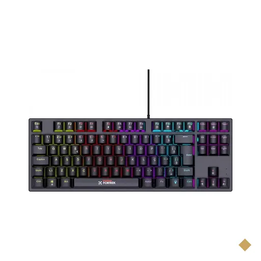 Teclado Mecânico Gamer Fortrek Gravity 80 TKL Switch Outemu Red ABNT2 USB