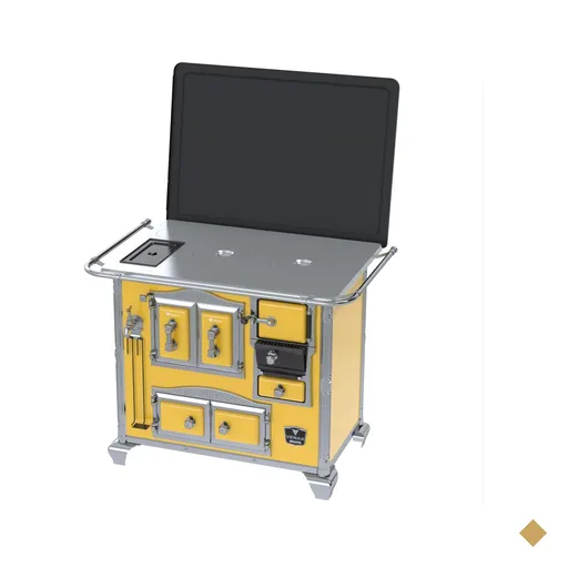 Fogao a Lenha Venax n 2 Imperador Chapa de Aluminio Amarelo SE