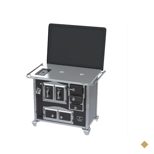 Fogao a Lenha Venax n 2 Imperador Chapa de Aluminio Preto SE