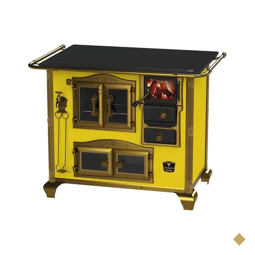 Fogao a Lenha Venax n 2 Imperador Vitreo Amarelo SE