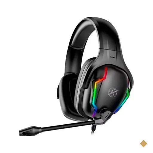 Headset Gamer Kalkan Munin RGB (PC/PS4/PS5/Switch) USB Preto