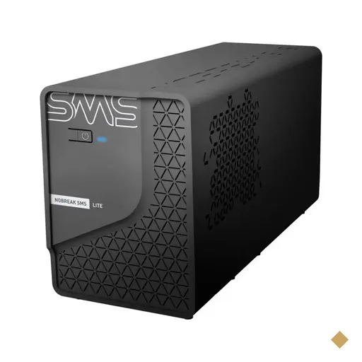 Nobreak SMS Lite 600VA/300W, Senoidal por Aproximação, 1x5Ah, 4 Tomadas…