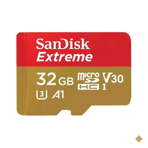 Cartão SanDisk 32GB Extreme microSDXC Card (Classe 10) UHS-I c/Adaptador -…