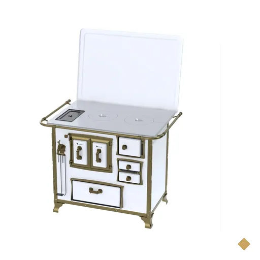 Fogao a Lenha Venax n 2 Renaissance Chapa de Aluminio Branco Cald SE