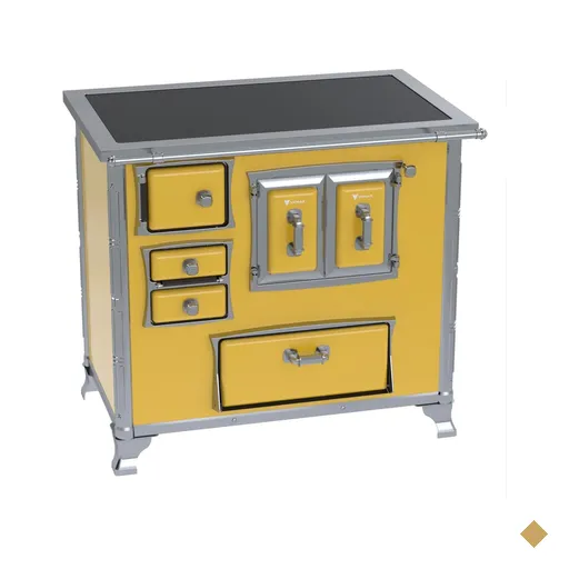 Fogao a Lenha Venax GII n 2 Sec XVIII Premium Amarelo Gab SD