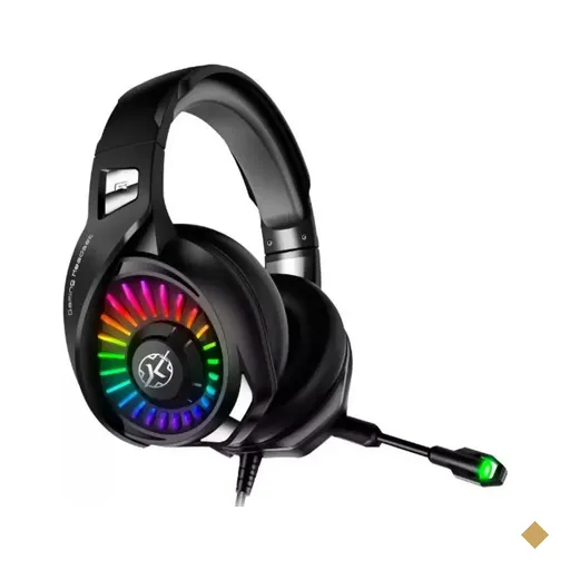 Headset Gamer Kalkan Modi RGB (PC/PS4/PS5/Switch) USB Preto
