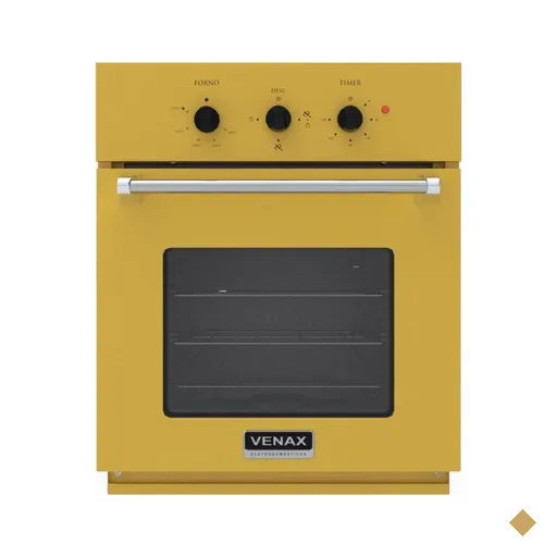 Forno de Embutir a Gas Venax 51,8L Arena GIII Amarelo 127V