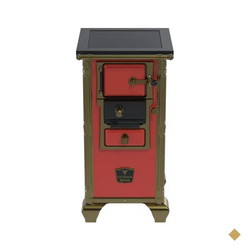 Fogao a Lenha Venax n 00 Imperador Premium Vermelho