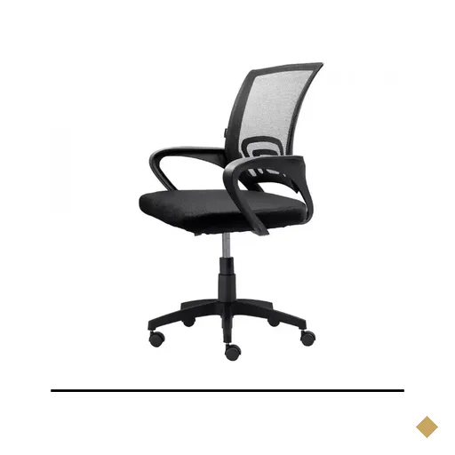Cadeira Office Ergo Lite, Preto, BCOP-04