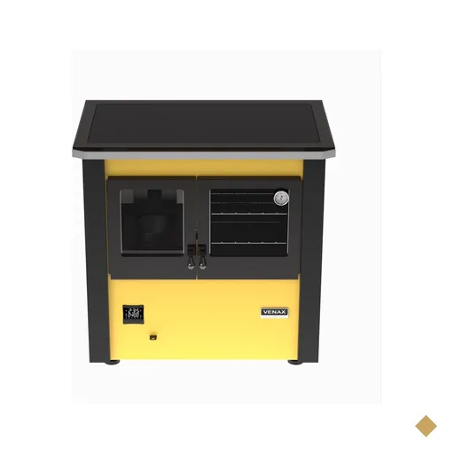 Fogao a Pellets Venax n 2 Le Corbusier Amarelo 220V