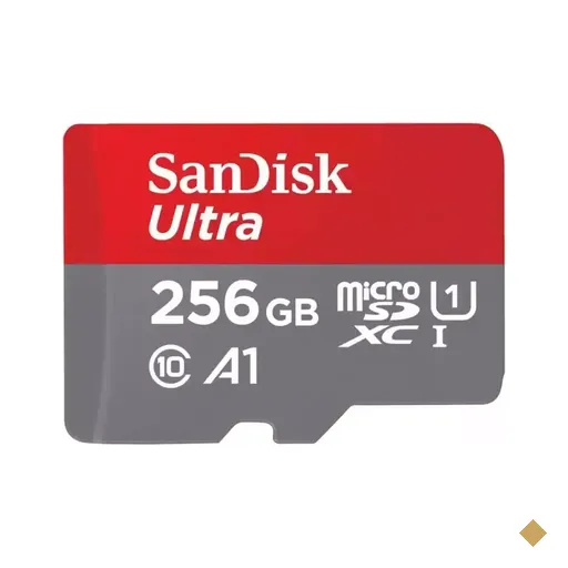 Cartão SanDisk 256GB Ultra microSDXC Card (Classe 10) UHS-I c/Adaptador -…