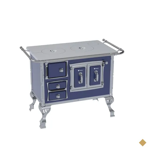 Fogao a Lenha Venax n 1 Sec XVIII Chapa de Aluminio Azul SD