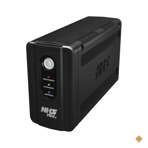 Nobreak NHS Mini 4 800VA/330W, Semissenoidal, 1x7Ah, 6 Tomadas, Monovolt…