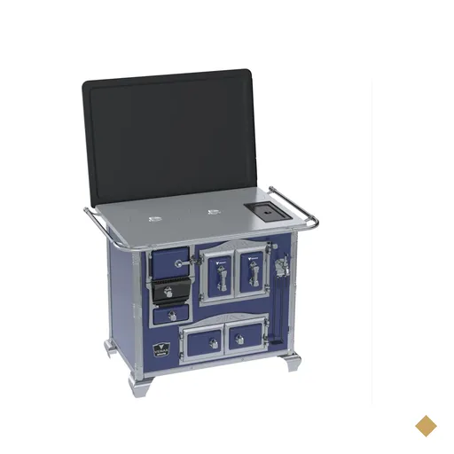 Fogao a Lenha Venax n 2 Imperador Chapa de Aluminio Azul SD