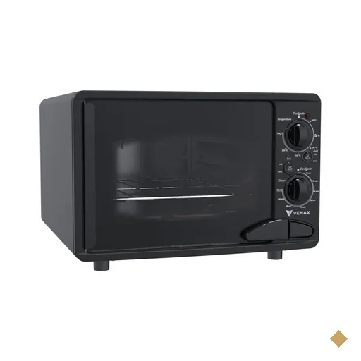 Forno Eletrico Venax 45L Luxo Preto 220V