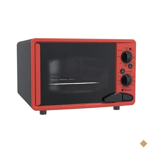 Forno Eletrico Venax 45L Classic Vintage Vermelho 220V