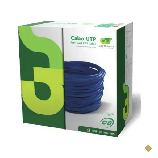 Cabo de Rede RJ-45 CAT6 (Caixa com 305m) Branco - GTS Network