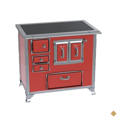 Fogao a Lenha Venax GII n 2 Sec XVIII Premium Vermelho Gab SD