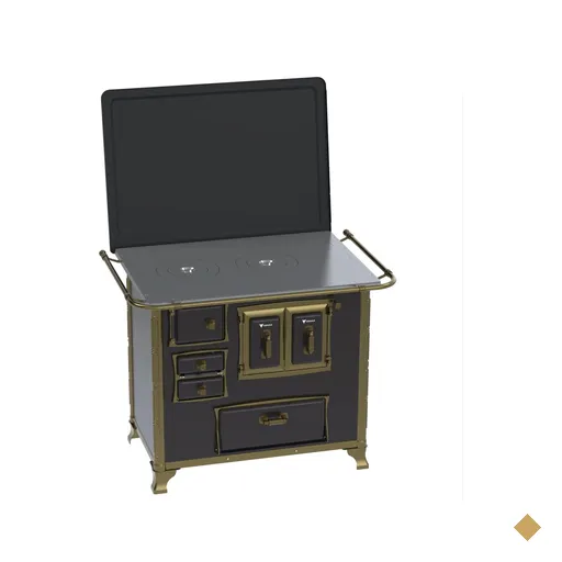 Fogao a Lenha Venax GII n 2 Renaissance Preto SD