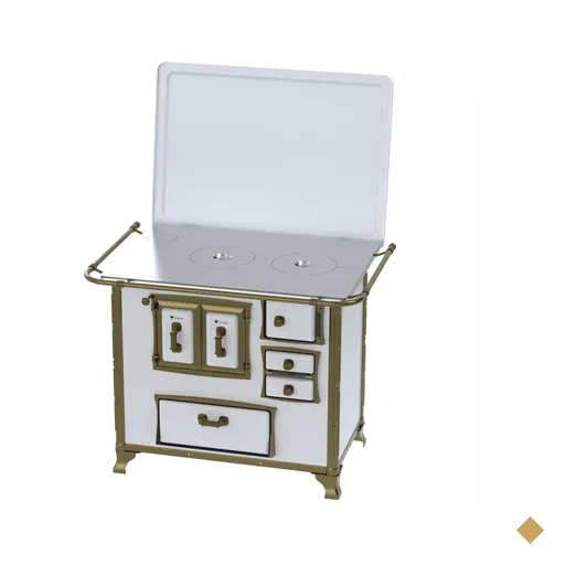Fogao a Lenha Venax n 2 Renaissance Chapa de Aluminio Branco SE