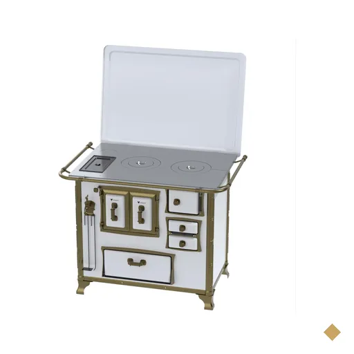 Fogao a Lenha Venax GII n 2 Renaissance Branco Cald SE