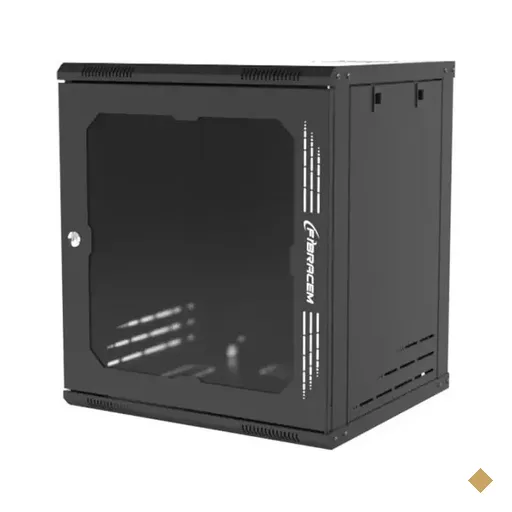 Rack Servidor Fibracem Evolution Padrão 19″ 12U x 570mm, Parede, Visor de…