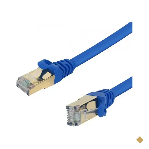 Cabo de Rede RJ-45 CAT7 2,5m Azul - Pluscable