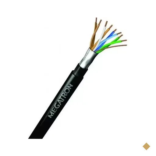 Cabo de Rede RJ-45 CAT5E (24 AWG, 4 PARES) 305m Preto, Capa Dupla, Blindado -…