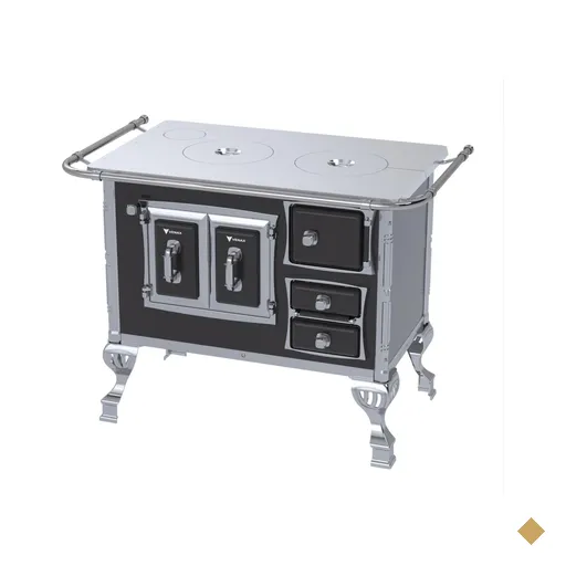 Fogao a Lenha Venax n 1 Sec XVIII Chapa de Aluminio Preto SE