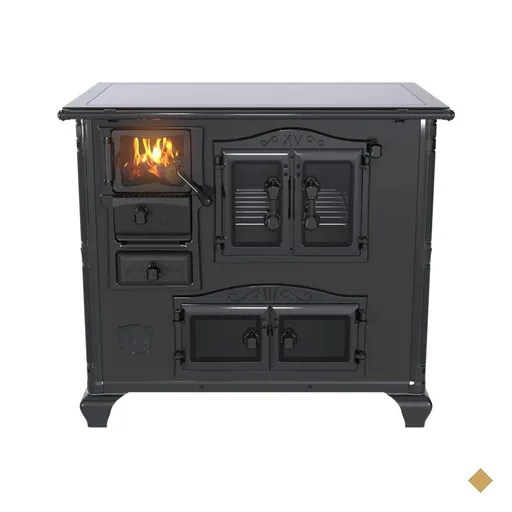 Fogao a Lenha Venax n 2 Princess Premium Preto Onix SD