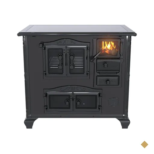 Fogao a Lenha Venax n 2 Princess Premium Preto Onix SE