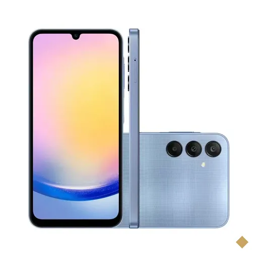 Smartphone Samsung Galaxy A25 5G, 256GB, 8GB RAM, Tela de 6.5″ Azul