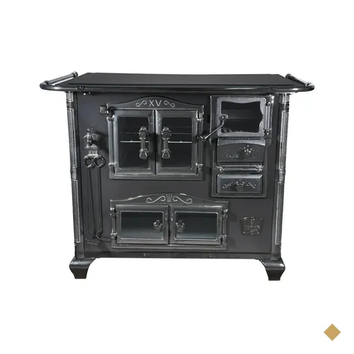 Fogao a Lenha Venax n 2 Princess Preto Onix SE